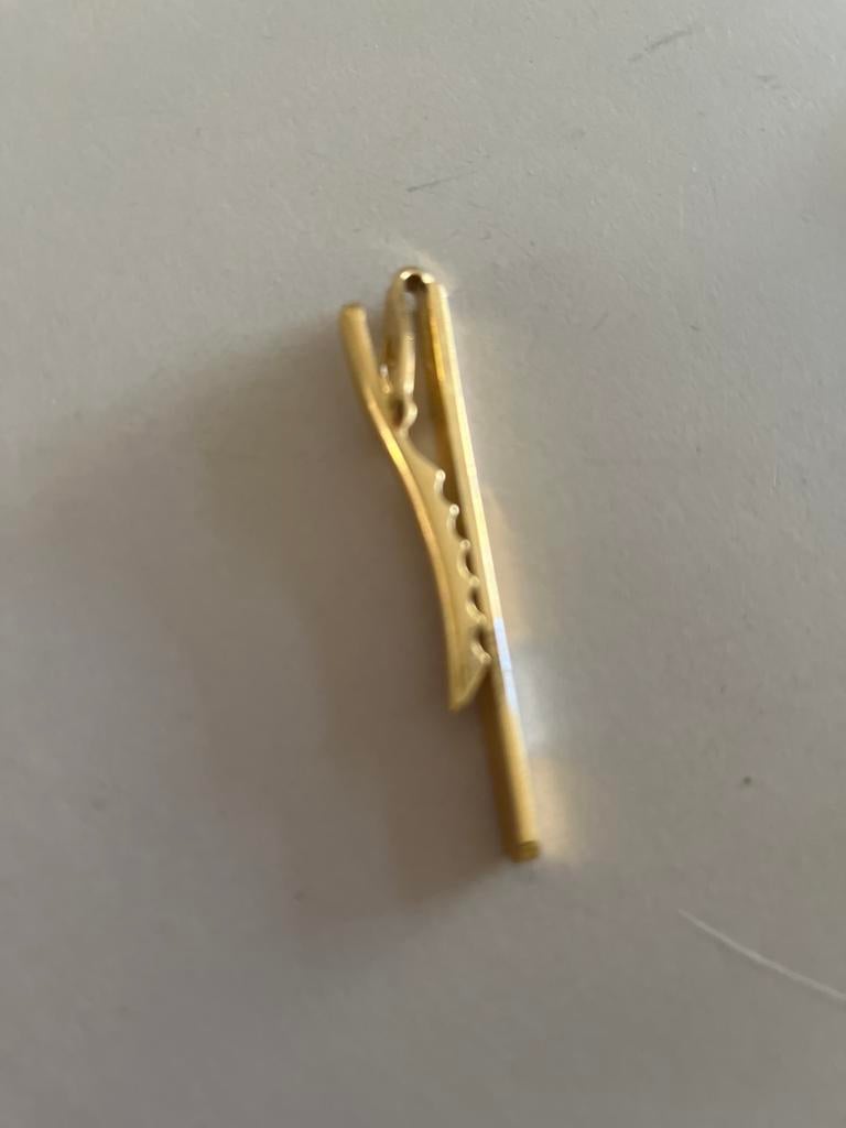 Gouden Dasspeld 6cm - Elegant en Stijlvol, Ophalen of Verzenden, Zo goed als nieuw