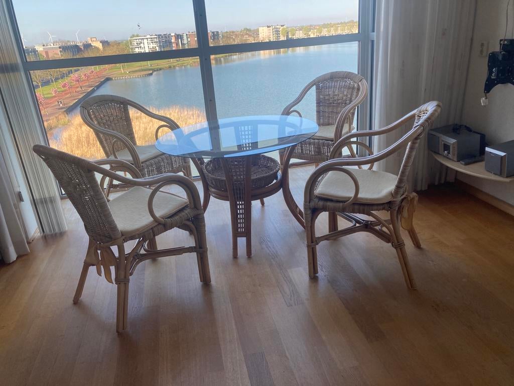 Rotan tuinset, Ophalen, Zo goed als nieuw