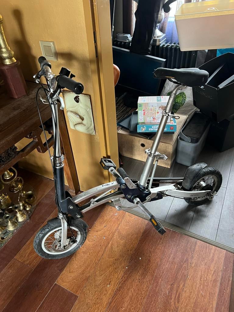 Mobikey Genius blauw - kleinste vouwfiets, Fietsen en Brommers, Fietsen | Vouwfietsen, Overige merken, Gebruikt, Minder dan 14 inch