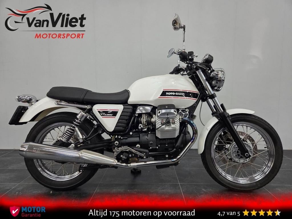 Top Conditie.! Moto Guzzi V7 Classic 90th Anniversary 2011, 2 cilinders, 744 cc, Bedrijf, Onbekend