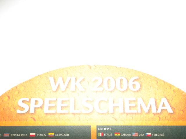 Grolsch MEGA vilt (nr. 1) WK 2006, Verzamelen, Biermerken, Nieuw, Viltje(s), Grolsch, Ophalen of Verzenden