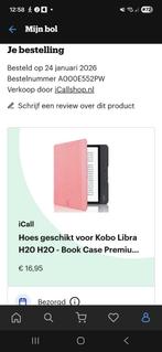 Kobo Libra H2O e-reader hoes, Ophalen of Verzenden