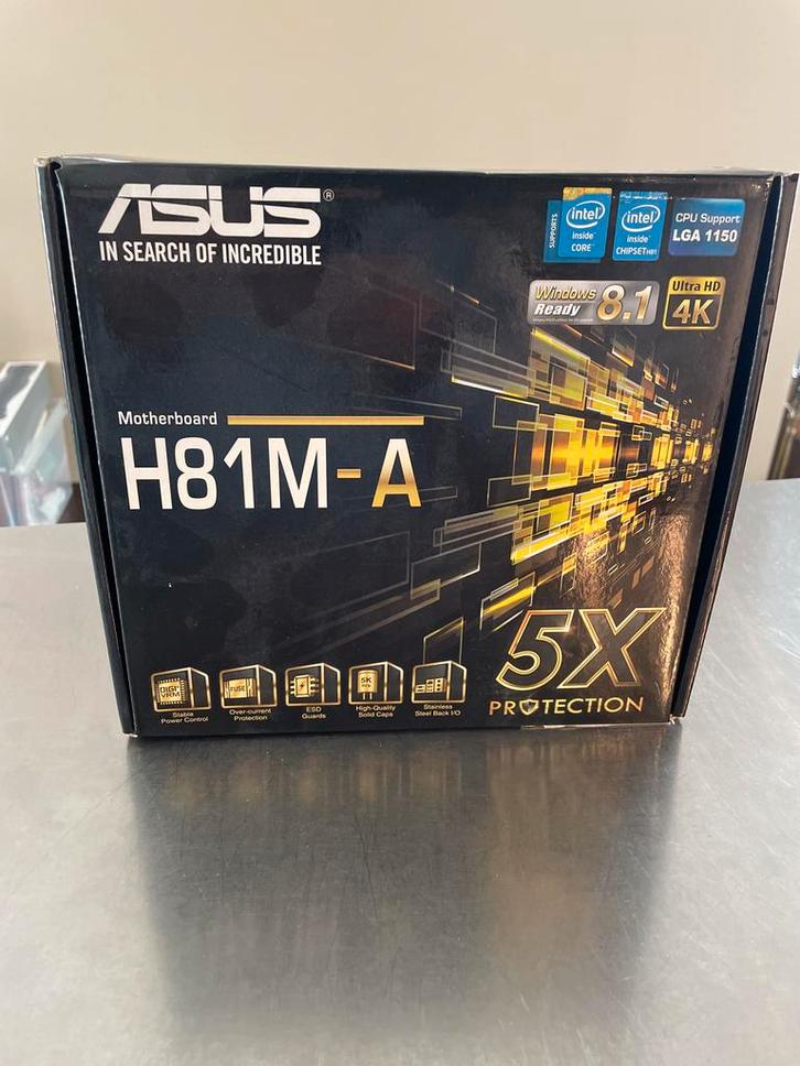 ASUS H81M-A Moederbord - Nieuw in verpakking!, Computers en Software, Moederborden, Nieuw, Intel, DDR3, Ophalen of Verzenden