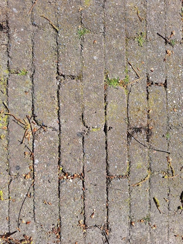 Gratis beton klinkers met zand en opsluitband 3.65m x 1.16m, Tuin en Terras, Tegels en Klinkers, Ophalen, Beton, Klinkers