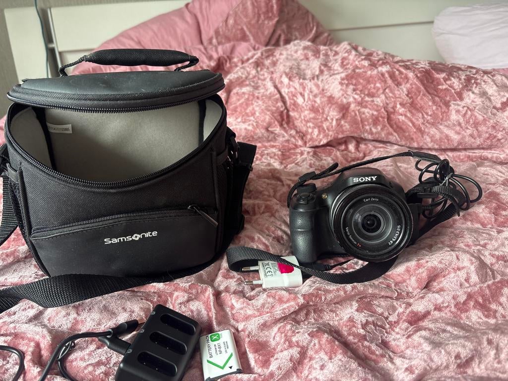 Sony Cyber-shot DSC-HX300 + tas, Audio, Tv en Foto, Fotocamera's Digitaal, Gebruikt, Compact, Ophalen of Verzenden, Sony