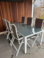 Tuinset 6 persoons, Tuin en Terras, Tuinsets en Loungesets, Ophalen, Zo goed als nieuw