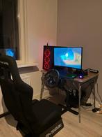 Simrace setup met game pc, playseat en logitech g920 set, Computers en Software, Desktop Pc's, Ophalen of Verzenden