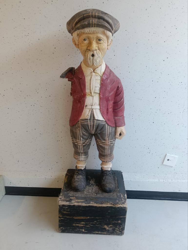 Houten pop, Verzamelen, Beelden en Beeldjes, Ophalen of Verzenden, Dier