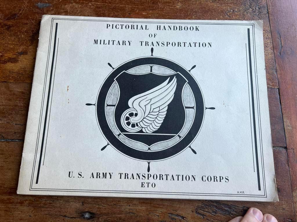 WO2 Amerikaans Unit History Transportation Corps KTR Jeep 45, Verzamelen, Militaria | Tweede Wereldoorlog, Amerika, Ophalen of Verzenden