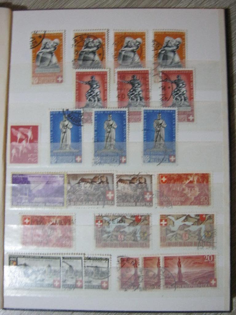 Leuk stockboekje Zwitserland - LEES -, Ophalen of Verzenden, Gestempeld