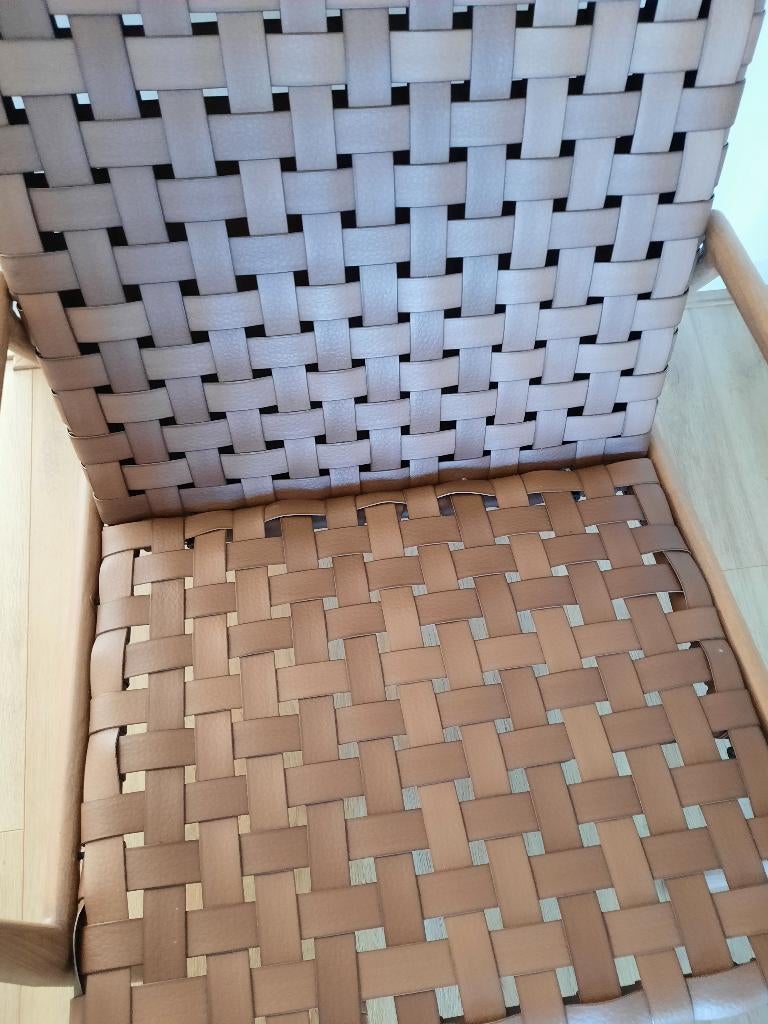 Tuinstoel, Ophalen, Gebruikt, Bruin, Eén