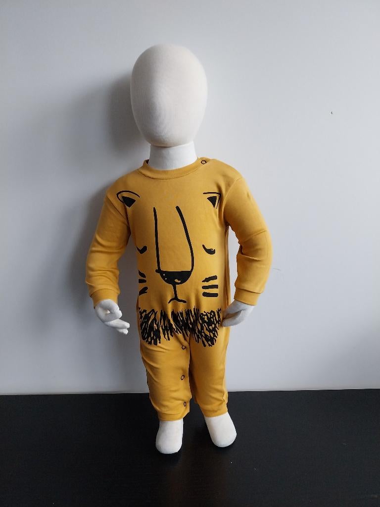 Boxpakje mosterdgeel leeuw maat 68 (6 Maanden) NIEUW, Kinderen en Baby's, Babykleding | Maat 68, SO, Jongetje of Meisje, Nieuw