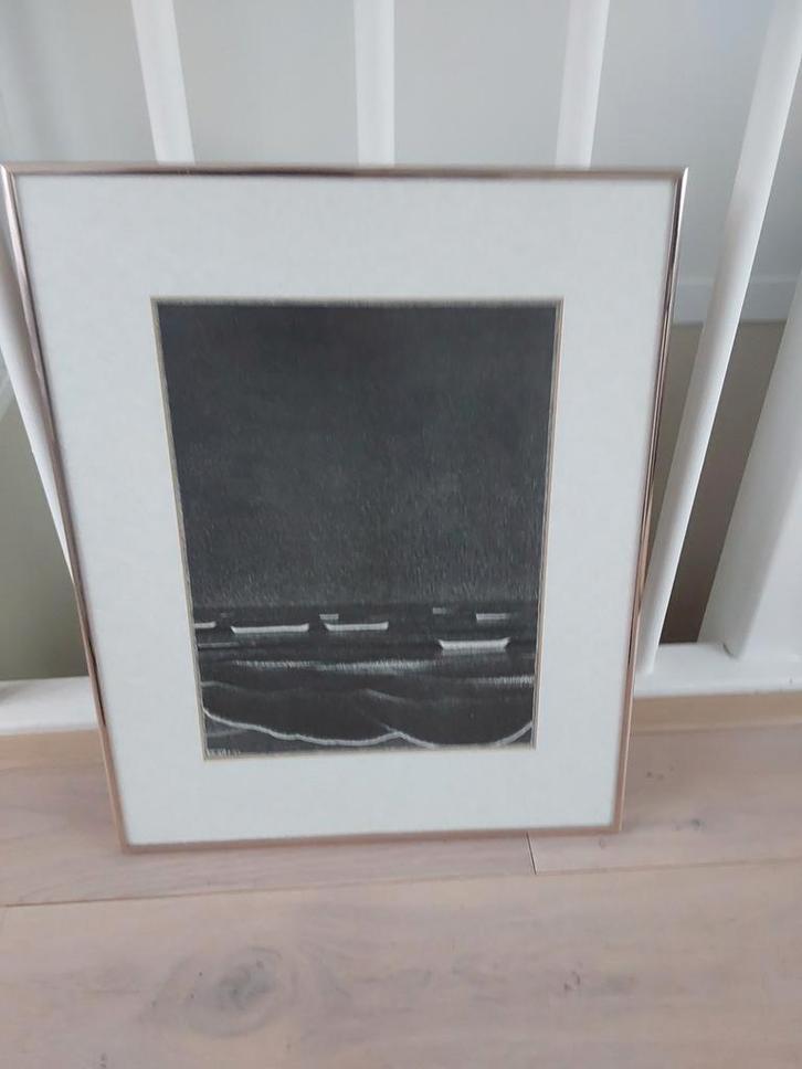 M.C. Escher - Lichtende Zee (1941), Antiek en Kunst, Kunst | Etsen en Gravures, Ophalen