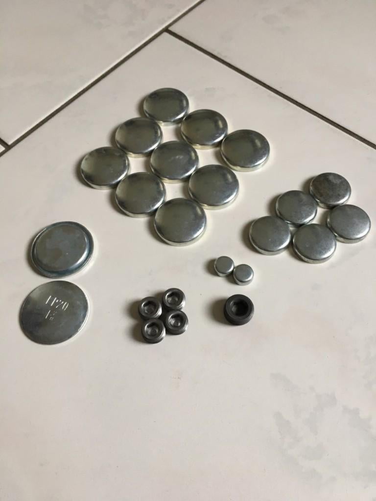 Te koop vriesdoppen set compleet blok Dodge w200 d200 b200, Ophalen of Verzenden