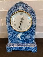Klok, blauw, tafelmodel, Villeroy&Boch (020326), Antiek en Kunst, Antiek | Klokken, Ophalen of Verzenden
