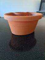 4 terra plantenbakken voor om pilaar of regenpijp, Kunststof, Rond, Ophalen of Verzenden, Zo goed als nieuw