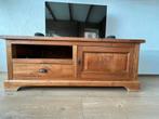 TV-meubel met opbergruimte, teak, Ophalen, Gebruikt, 100 tot 150 cm, Teakhout