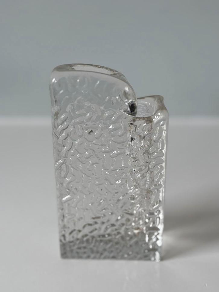 Vintage blokvaas Solifleur retro Duitsland, Antiek en Kunst, Antiek | Glas en Kristal, Ophalen of Verzenden