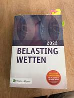 Belastingwetten 2022 - Wolters Kluwer, Ophalen of Verzenden, Gamma, Zo goed als nieuw, HBO