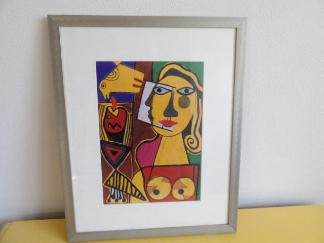 INGELIJSTE ZEEFDRUK VAN CORNEILLE, Antiek en Kunst, Ophalen of Verzenden