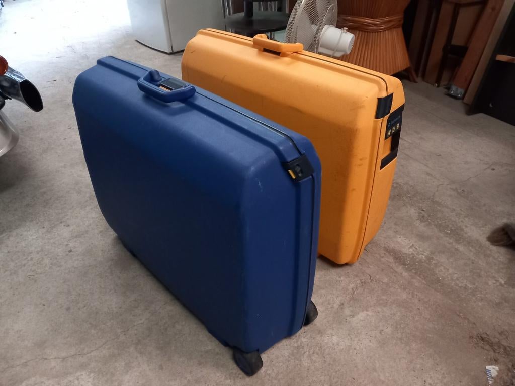2 goeie samsonite koffers hard plastic, Gebruikt, Hard kunststof, 70 cm of meer, Ophalen