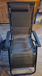 Comfortabele relaxstoel met zonnescherm, Ophalen, Nieuw, Metaal, Verstelbaar