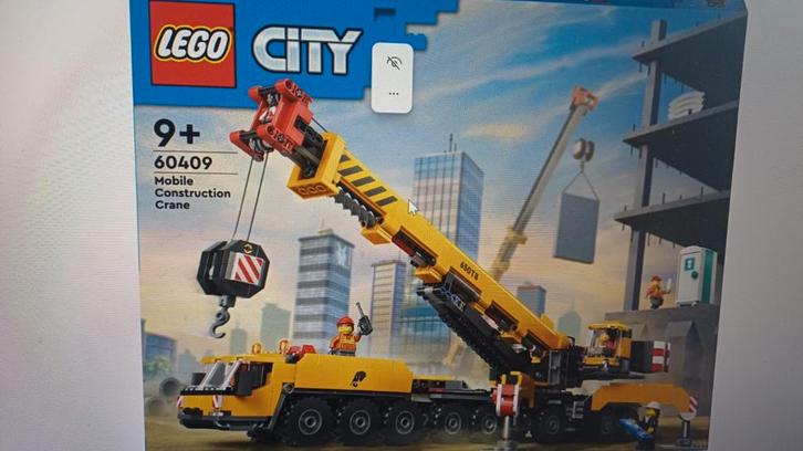 Lego City 60409 Mobile Crane -NIEUW en ONGEOPEND-, Kinderen en Baby's, Speelgoed | Duplo en Lego, Nieuw, Lego, Complete set, Ophalen of Verzenden