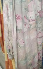 1547 Vintage jaren 80 bloemengordijn overgordijn gordijnen, Ophalen of Verzenden, Zo goed als nieuw, 200 cm of meer, 200 cm of meer