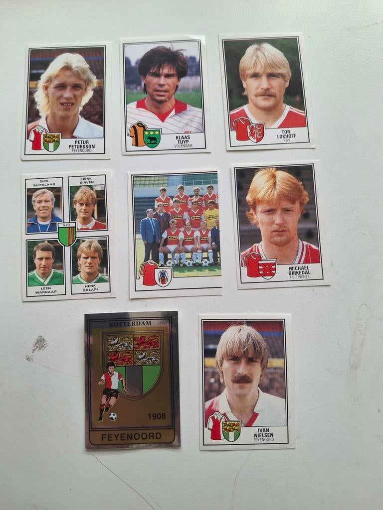 Voetbal plaatjes Panini 1985, Verzamelen, Sportartikelen en Voetbal, Ophalen of Verzenden, Zo goed als nieuw, Overige binnenlandse clubs