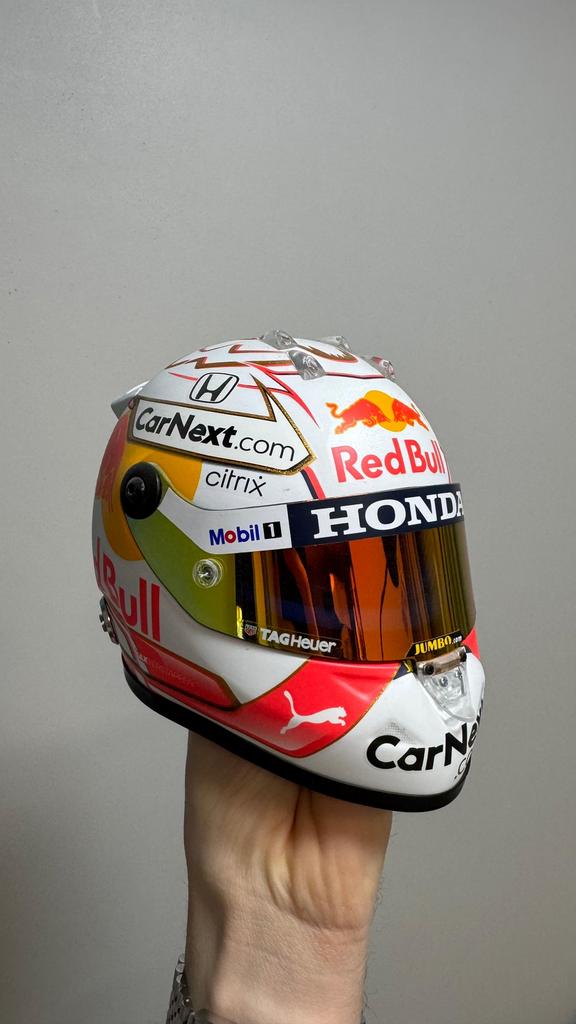 Verstappen helmet 2021 for X Li, Ophalen of Verzenden, Zo goed als nieuw, Formule 1