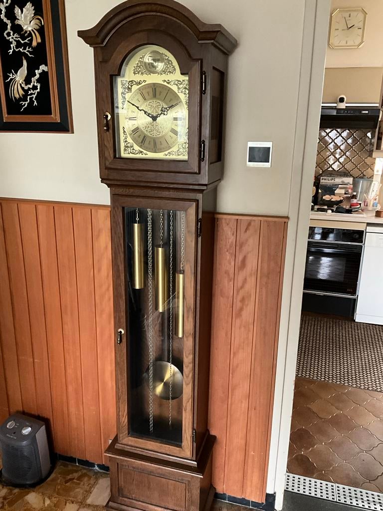 Staande klok met gouden wijzerplaat ZGAN Teab, Ophalen