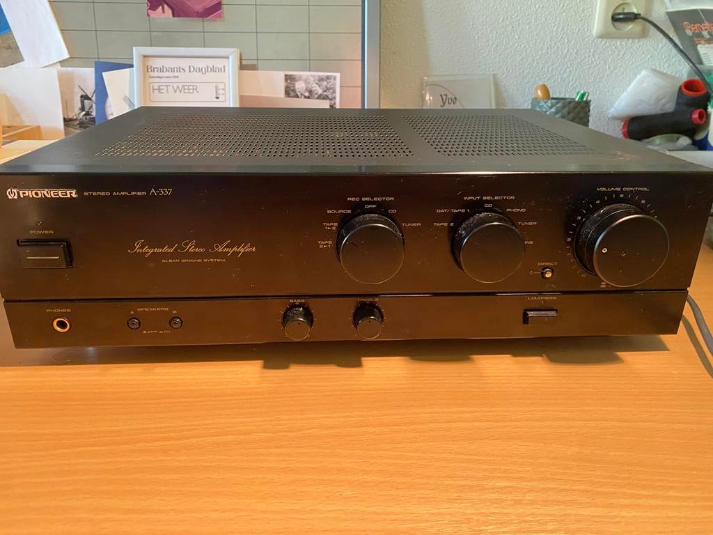 Pioneer A-337 stereo versterker, Ophalen, Gebruikt, Pioneer, Minder dan 60 watt