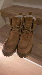 ZARA suède gevoerde winterlaarzen - comfortabel! 39/40, ZARA, Bruin, Lage of Enkellaarzen, Ophalen of Verzenden