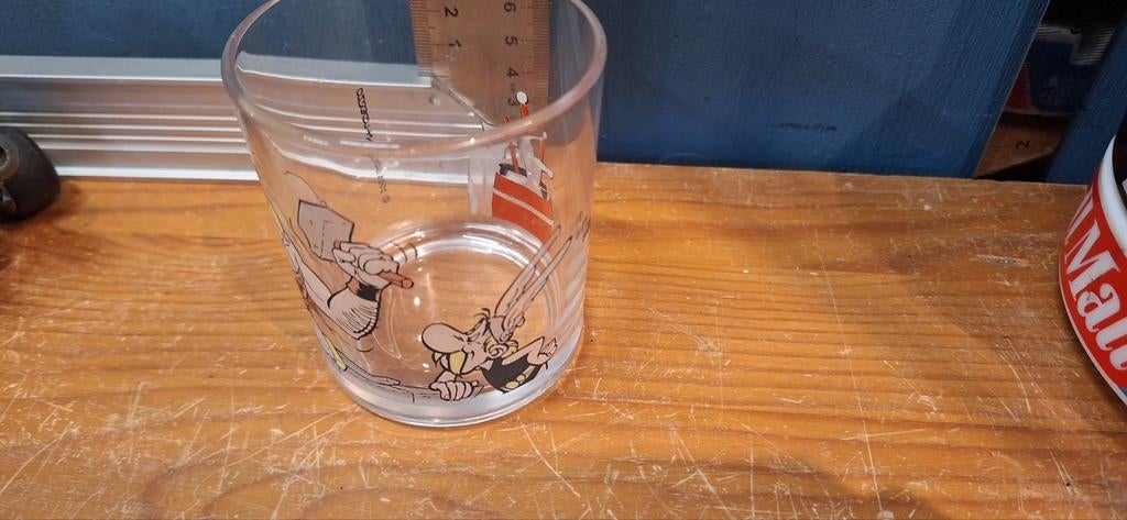 Astrix en obelix glas uit 2001 (121125), Gebruiksvoorwerp, ., Ophalen of Verzenden, Zo goed als nieuw