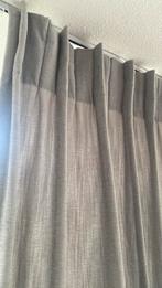 Gordijnen totaal 3 meter breed 241 hoog taupe, 200 cm of meer, Grijs, Ophalen of Verzenden, Zo goed als nieuw