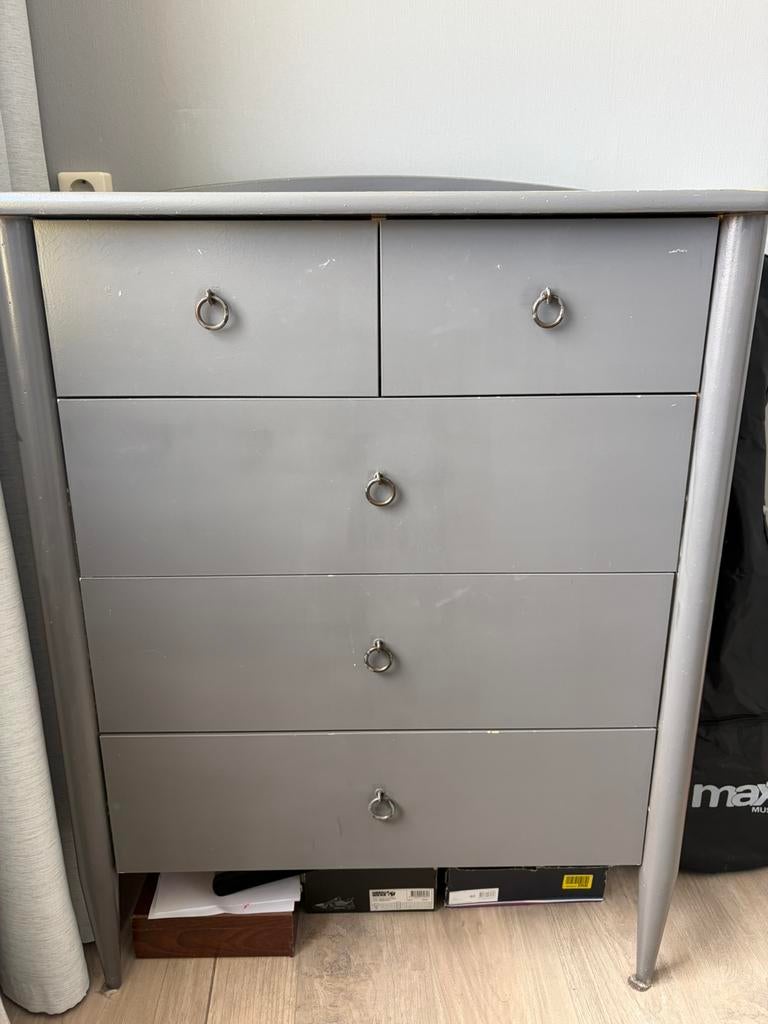 Ladekastje opknappertje, Huis en Inrichting, Kasten | Ladekasten, Ophalen, 5 laden of meer, 50 tot 100 cm, Zo goed als nieuw