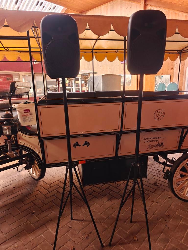 Complete geluids installatie, speakers met versterker., Muziek en Instrumenten, Mengpanelen, Ophalen, Gebruikt