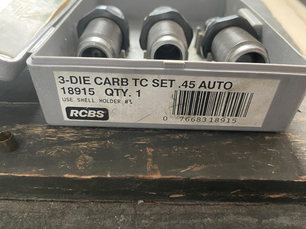 .45ACP die set RCBS, Ophalen of Verzenden, Gebruikt