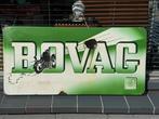 BOVAG emaille reclamebord - Motorrijder emaille plaat, Ophalen, Reclamebord, Gebruikt, .