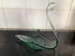 Sierlijk antiek glazen zwaantje (schaaltje), Antiek en Kunst, Antiek | Glas en Kristal, Ophalen of Verzenden