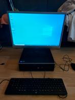 HP PC met monitor en toetsenbord, Gebruikt, HDD, 2 tot 3 Ghz, Met monitor