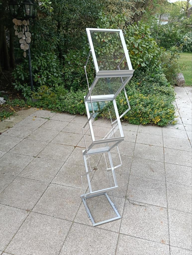 Zed-Up Lite mobiel opvouwbaar folderrek met koffer, Ophalen