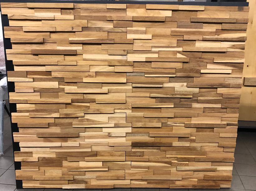 Houtstrips fsc teak houtstrip wandbekleding, Ophalen of Verzenden, Overige categorieën