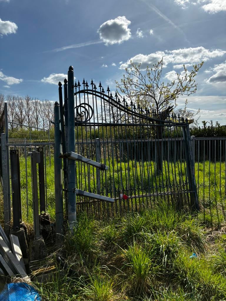 IJzeren sierpoort, Tuin en Terras, Ophalen, Met poort, Gebruikt, Sierhekwerk