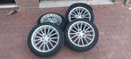 Alkatec lichtmetalen velgen met banden 5x112, Ophalen, Gebruikt, Banden en Velgen, 17 inch