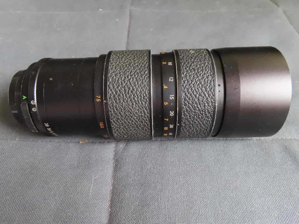 Revuenon cameralens 1:3.8 F 205 mm, Ophalen of Verzenden, 1960 tot 1980, Lens of Lenzen