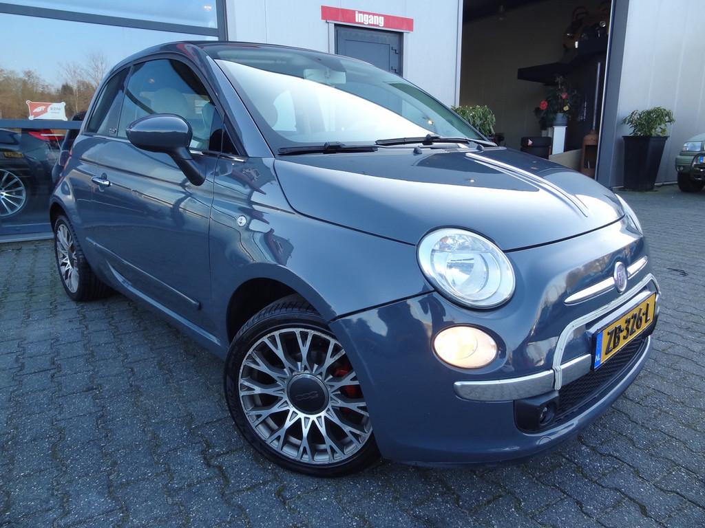 Fiat 500 CABRIO | 1.2 Lounge | CLIMATE CONTROL | LMV | ELEKT, Auto's, Fiat, Euro 5, Stof, Gebruikt, 4 cilinders