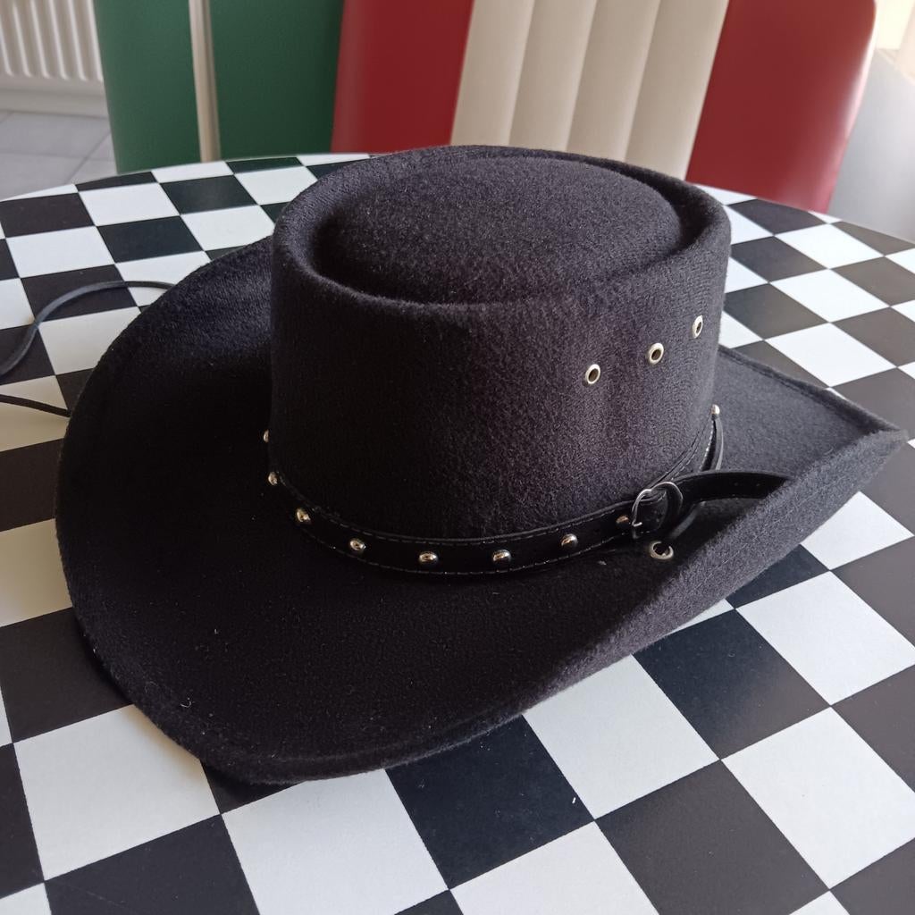 Western hoed Cowboyhoed Stars & Stripes 1x gedragen, Ophalen of Verzenden, Zo goed als nieuw