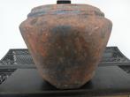 antieke terracotta bloempot hand gemaakt, Gebruikt, Rond, Minder dan 40 cm, Terracotta