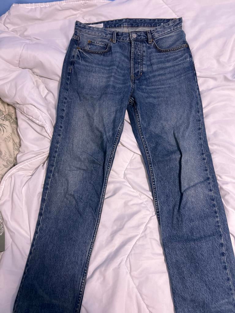 Zara Blauwe Slim Fit Jeans - Maat 38, Kleding | Heren, Spijkerbroeken en Jeans, Ophalen of Verzenden, Zo goed als nieuw, Blauw